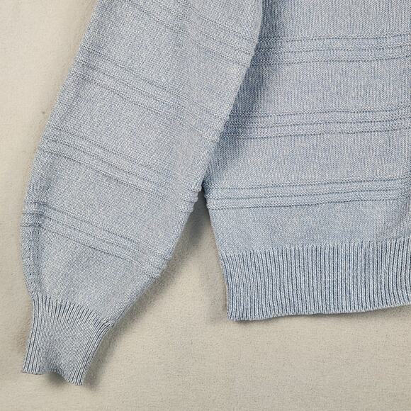 Cupcakes and Cashmere Cardigan Revolve Women’s SZ M Blue Textured Knit Buttons - Picture 6 of 13